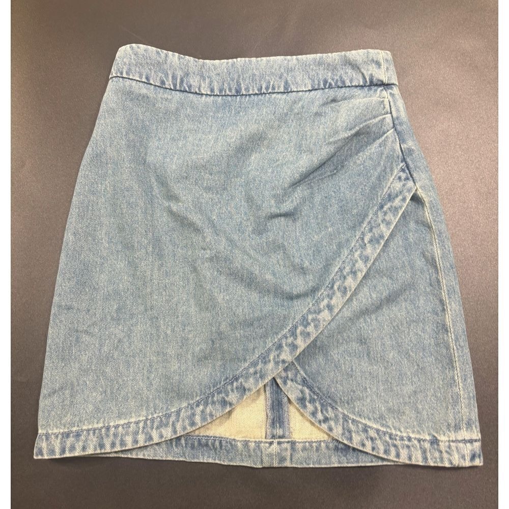 Zadig & Voltaire NWOT Julipe Denim Eco Skirt in Blue Size EU 34